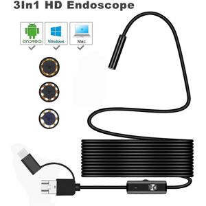 Kikidex (As show, One size) HD 1080P industrial endoscope TYPE C interface Android PC pi Kikidex (As show, One size) HD 1080P industrial endoscope TYPE C interface Android PC pi