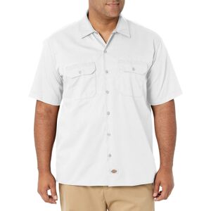 Dickies Mens Short Sleeve Work Utility Button Down Shirt White X-Large US Dickies Mens Short Sleeve Work Utility Button Down Shirt White X-Large US