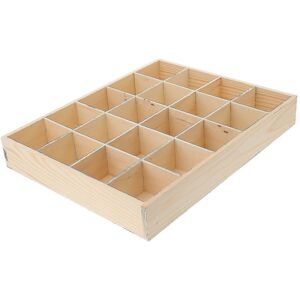 Kikidex (As show, One size) 20 Compartments Wood Storage Boxes Tie Organizer Drawer Divi Kikidex (As show, One size) 20 Compartments Wood Storage Boxes Tie Organizer Drawer Divi