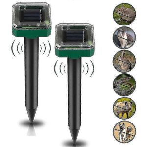 Kikidex (As show, One size) 2 Pcs Mole Repellent - Outdoor Solar Mole Repeller For Garde Kikidex (As show, One size) 2 Pcs Mole Repellent - Outdoor Solar Mole Repeller For Garde