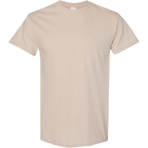 (2XL, Sand) Gildan Mens Heavy Cotton Short Sleeve T-Shirt (2XL, Sand) Gildan Mens Heavy Cotton Short Sleeve T-Shirt