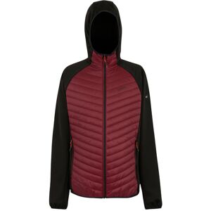 (S, Dark Maroon/Black) Regatta Mens Andreson Hybrid Jacket (S, Dark Maroon/Black) Regatta Mens Andreson Hybrid Jacket
