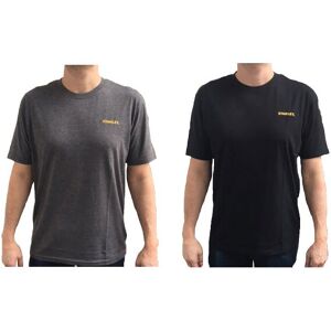 Stanley T-Shirt Twin Pack Grey & Black - XL STW40026-123 Stanley T-Shirt Twin Pack Grey & Black - XL STW40026-123