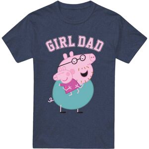 (3XL, Heather Navy) Peppa Pig Unisex Adult Girl Dad Daddy Pig Heather T-Shirt (3XL, Heather Navy) Peppa Pig Unisex Adult Girl Dad Daddy Pig Heather T-Shirt