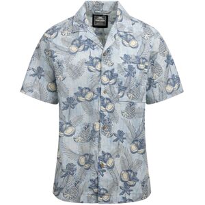 (M, Blue Haze) Trespass Mens Hart Printed Casual Shirt (M, Blue Haze) Trespass Mens Hart Printed Casual Shirt