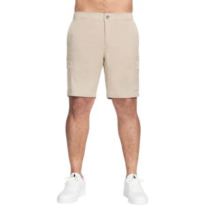 (XXL, Natural/Silver) Skechers Mens Downtown Cargo Shorts (XXL, Natural/Silver) Skechers Mens Downtown Cargo Shorts