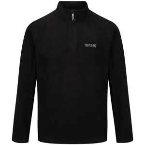 (M, Black) Regatta Great Outdoors Mens Thompson Half Zip Fleece Top (M, Black) Regatta Great Outdoors Mens Thompson Half Zip Fleece Top