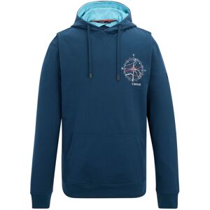 (L, Moonlight Denim/Nordic Blue) Regatta Mens Cline Compass Hoodie (L, Moonlight Denim/Nordic Blue) Regatta Mens Cline Compass Hoodie