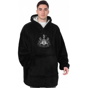 Newcastle United Adults Oversized Hoodie Blanket - Official Football Gift, Black Newcastle United Adults Oversized Hoodie Blanket - Official Football Gift, Black