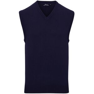 (4XL, Navy) Premier Mens Knitted Sleeveless Sweater Vest (4XL, Navy) Premier Mens Knitted Sleeveless Sweater Vest