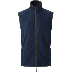(M, Navy/Brown) Premier Mens Artisan Fleece Gilet (M, Navy/Brown) Premier Mens Artisan Fleece Gilet