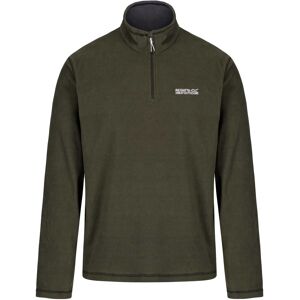 (4XL, Dark Khaki) Regatta Great Outdoors Mens Thompson Half Zip Fleece Top (4XL, Dark Khaki) Regatta Great Outdoors Mens Thompson Half Zip Fleece Top