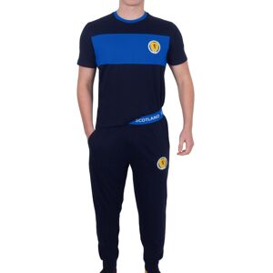 Scottish FA Scotland Men's Pyjamas Official Premium Loungewear Set Navy Blue Size Small Scottish FA Scotland Men's Pyjamas Official Premium Loungewear Set Navy Blue Size Small