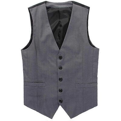 Unbranded (XL, Grey) Men Tweed Formal Tuxedo Waistcoat Party Business Vest Suit Gilet Coat Unbranded (XL, Grey) Men Tweed Formal Tuxedo Waistcoat Party Business Vest Suit Gilet Coat