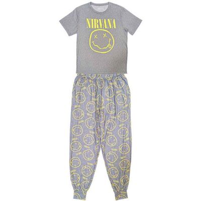 Nirvana Yellow Grunge Smile Pyjamas - Pyjamas Nirvana Yellow Grunge Smile Pyjamas - Pyjamas
