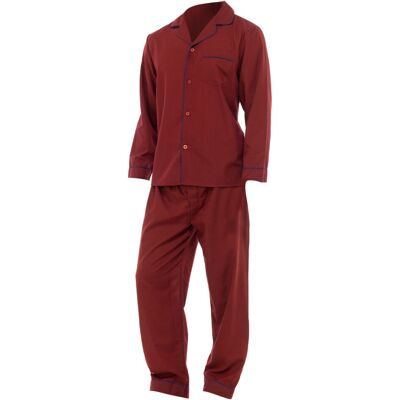 Universal Textiles Mens Plain Long Sleeve Shirt & Trouser Bottoms Nightwear Pyjama Set Universal Textiles Mens Plain Long Sleeve Shirt & Trouser Bottoms Nightwear Pyjama Set