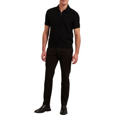 (Black, W36) Ted Baker Mens Chino RYCE Slim Fit Textured Chino Cotton Blend Prem (Black, W36) Ted Baker Mens Chino RYCE Slim Fit Textured Chino Cotton Blend Prem