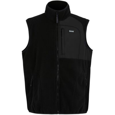 (XXL, Black) Regatta Mens Frankie Borg Body Warmer (XXL, Black) Regatta Mens Frankie Borg Body Warmer