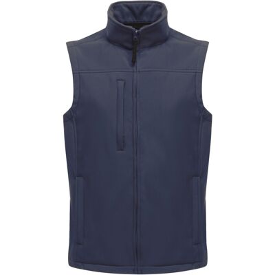 (4XL, Navy/Navy) Regatta Mens Flux Softshell Bodywarmer / Sleeveless Jacket (Wat (4XL, Navy/Navy) Regatta Mens Flux Softshell Bodywarmer / Sleeveless Jacket (Wat