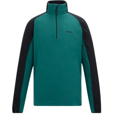 (S, Mediterranean Green/Black) Regatta Mens Elson II Lightweight Fleece (S, Mediterranean Green/Black) Regatta Mens Elson II Lightweight Fleece