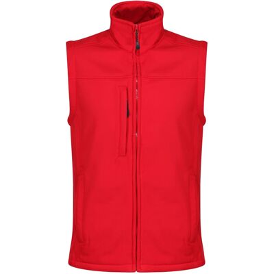 (XL, Classic Red/Seal Grey) Regatta Mens Flux Softshell Body Warmer (XL, Classic Red/Seal Grey) Regatta Mens Flux Softshell Body Warmer