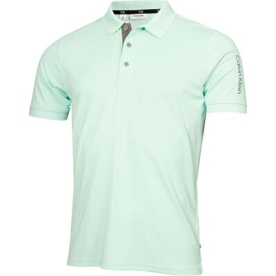 Calvin Klein - Club Golf Polo - Aqua - XXXL - Polo Shirt Calvin Klein - Club Golf Polo - Aqua - XXXL - Polo Shirt