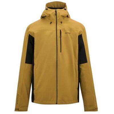 (5XL, Wood Brown/Black) Regatta Mens Birchdale II Waterproof Jacket (5XL, Wood Brown/Black) Regatta Mens Birchdale II Waterproof Jacket