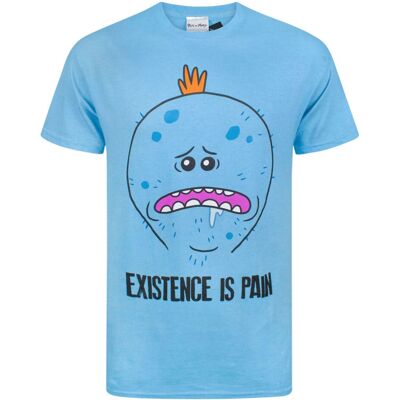 (Medium) Rick And Morty Short Sleeved T-Shirt (Mens Blue) (Medium) Rick And Morty Short Sleeved T-Shirt (Mens Blue)