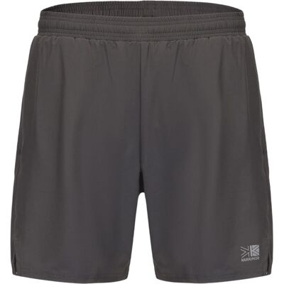 (XXL, Charcoal) Karrimor Mens 2 in 1 Running Shorts (XXL, Charcoal) Karrimor Mens 2 in 1 Running Shorts