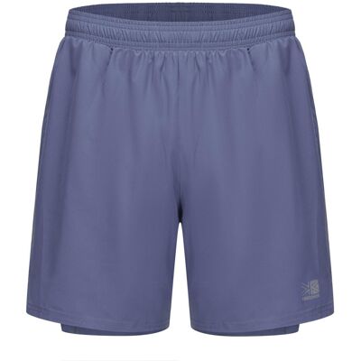 (XXL, Baja Blue) Karrimor Mens 2 in 1 Running Shorts (XXL, Baja Blue) Karrimor Mens 2 in 1 Running Shorts