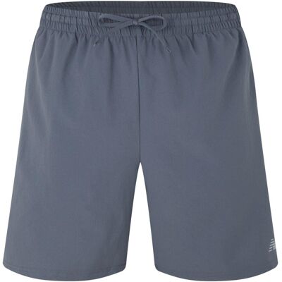 (XXL, Grey) New Balance Mens Elasticated Waist Running Shorts (XXL, Grey) New Balance Mens Elasticated Waist Running Shorts