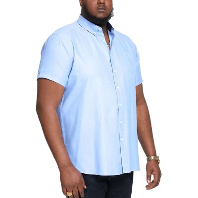 (2XL, Sky Blue) D555 Mens James Big Tall Kingsize Short Sleeve Button Down Colla (2XL, Sky Blue) D555 Mens James Big Tall Kingsize Short Sleeve Button Down Colla