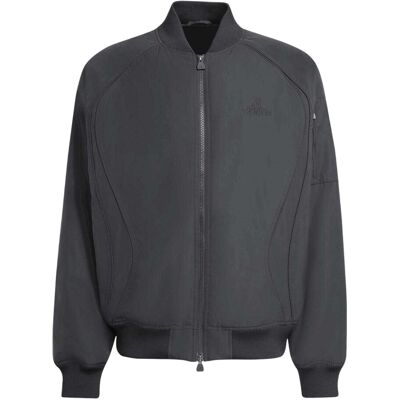 adidas Mens Teamgeist Logo Zipped Bomber Jacket adidas Mens Teamgeist Logo Zipped Bomber Jacket