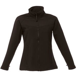 (20, All Black) Regatta Ladies Uproar Softshell Wind Resistant Jacket (20, All Black) Regatta Ladies Uproar Softshell Wind Resistant Jacket