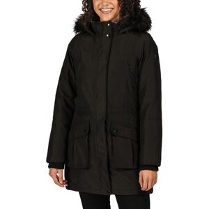 (10, Black) Regatta Womens Sefarina Waterproof Fur Trimmed Hooded Parka Jacket - (10, Black) Regatta Womens Sefarina Waterproof Fur Trimmed Hooded Parka Jacket -