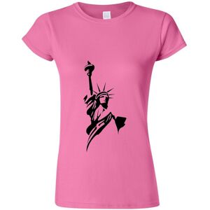 Gildan (Pink, XL) USA New York Harbor Statue of Liberty United States Ladies Women T Sh Gildan (Pink, XL) USA New York Harbor Statue of Liberty United States Ladies Women T Sh