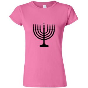 Gildan (Pink, M) Jewish Judism Festival Celebration Hanukkah Ladies Women T Shirt Tee T Gildan (Pink, M) Jewish Judism Festival Celebration Hanukkah Ladies Women T Shirt Tee T