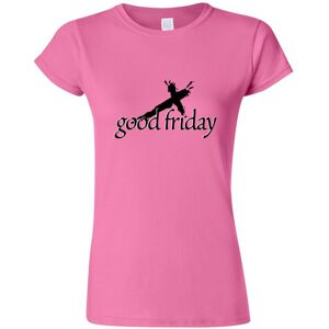 Gildan (Pink, XL) Easter Good Friday Unique Jesus Christian God Cross Ladies Women T Sh Gildan (Pink, XL) Easter Good Friday Unique Jesus Christian God Cross Ladies Women T Sh