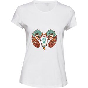 Gildan (S) Aries Goat Sheep Head Zodiac Horoscope Symbol White Ladies Women T Shirt Tee Gildan (S) Aries Goat Sheep Head Zodiac Horoscope Symbol White Ladies Women T Shirt Tee