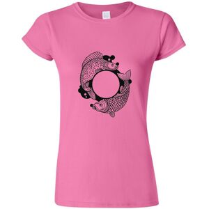 Gildan (Pink, L) Pisces Fish Zodiac Sign Horoscope Fortune Symbol Ladies Women T Shirt Gildan (Pink, L) Pisces Fish Zodiac Sign Horoscope Fortune Symbol Ladies Women T Shirt
