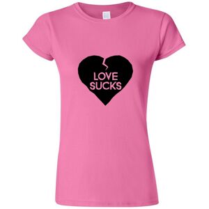 Gildan (Pink, L) Love Sucks Broken Heart Lover Funny Joke Novelty Ladies Women T Shirt Gildan (Pink, L) Love Sucks Broken Heart Lover Funny Joke Novelty Ladies Women T Shirt