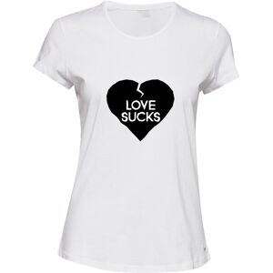 Gildan (White, M) Love Sucks Broken Heart Lover Funny Joke Novelty Ladies Women T Shirt Gildan (White, M) Love Sucks Broken Heart Lover Funny Joke Novelty Ladies Women T Shirt