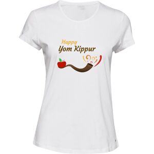 Gildan (M) Jewish Holiday Happy Yom Kippur White Female Ladies Women T Shirt Tee Top Gildan (M) Jewish Holiday Happy Yom Kippur White Female Ladies Women T Shirt Tee Top