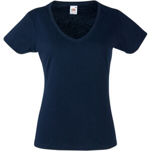 (S, Deep Navy) Fruit Of The Loom Ladies Lady-Fit Valueweight V-Neck Short Sleeve (S, Deep Navy) Fruit Of The Loom Ladies Lady-Fit Valueweight V-Neck Short Sleeve
