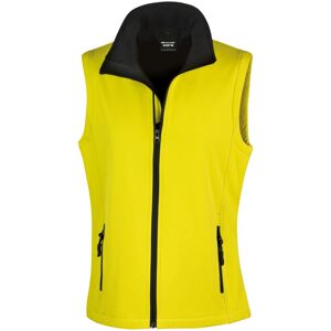 Result Core Womens/Ladies Yellow/Black 2XL Softshell Bodywarmer Result Core Womens/Ladies Yellow/Black 2XL Softshell Bodywarmer