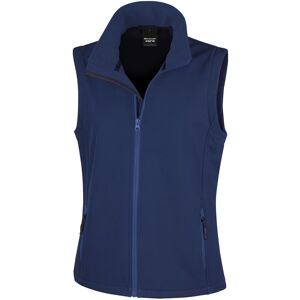 (XL, Navy) Result Core Womens/Ladies Printable Softshell Bodywarmer (XL, Navy) Result Core Womens/Ladies Printable Softshell Bodywarmer