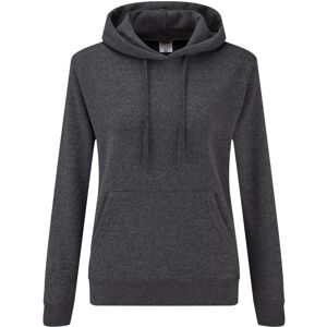 (XS, Dark Heather) Fruit Of The Loom Ladies Lady Fit Hooded Sweatshirt / Hoodie (XS, Dark Heather) Fruit Of The Loom Ladies Lady Fit Hooded Sweatshirt / Hoodie