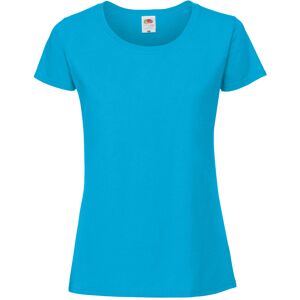 (XS, Azure Blue) Fruit Of The Loom Womens/Ladies Ringspun Premium T-Shirt (XS, Azure Blue) Fruit Of The Loom Womens/Ladies Ringspun Premium T-Shirt