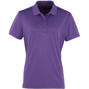 (XL, Purple) Premier Womens/Ladies Coolchecker Short Sleeve Pique Polo T-Shirt (XL, Purple) Premier Womens/Ladies Coolchecker Short Sleeve Pique Polo T-Shirt