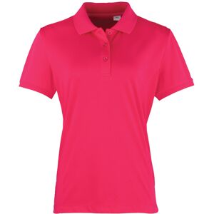 (XS, Hot Pink) Premier Womens/Ladies Coolchecker Short Sleeve Pique Polo T-Shirt (XS, Hot Pink) Premier Womens/Ladies Coolchecker Short Sleeve Pique Polo T-Shirt
